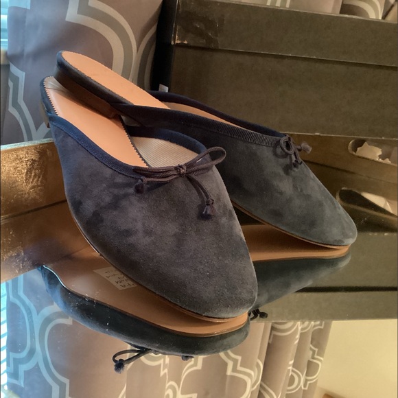 J. Crew Shoes Jcrew Zoe Ballet Mules In Suede Poshmark